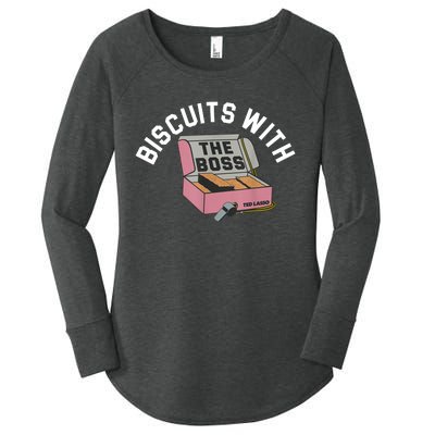 Biscuits With The Boss Women's Perfect Tri Tunic Long Sleeve Shirt