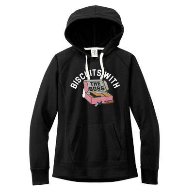 Biscuits With The Boss Women's Fleece Hoodie