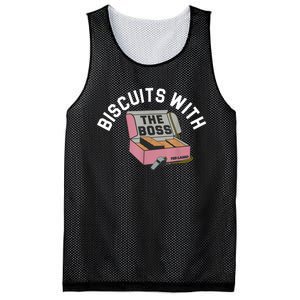 Biscuits With The Boss Mesh Reversible Basketball Jersey Tank