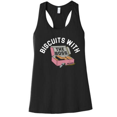 Biscuits With The Boss Women's Racerback Tank