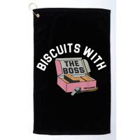 Biscuits With The Boss Golf Towel