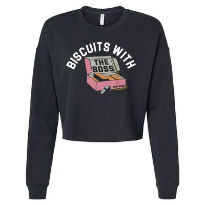 Biscuits With The Boss Cropped Pullover Crew