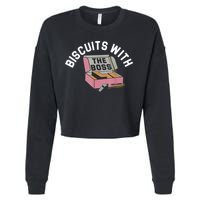 Biscuits With The Boss Cropped Pullover Crew