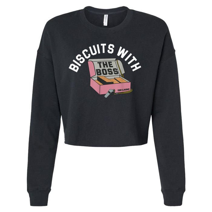 Biscuits With The Boss Cropped Pullover Crew