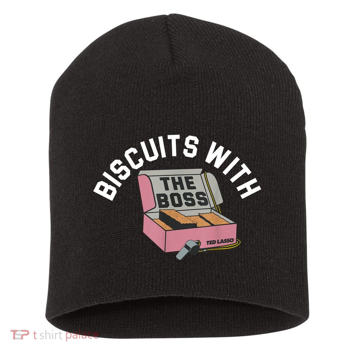 Biscuits With The Boss Short Acrylic Beanie