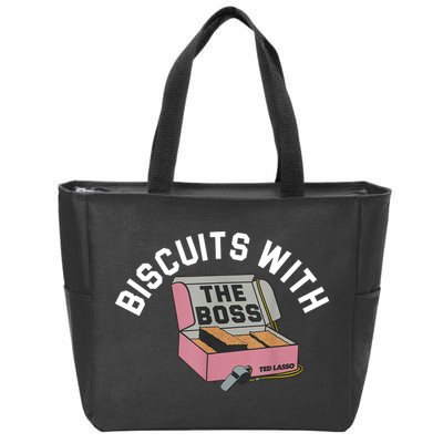 Biscuits With The Boss Zip Tote Bag