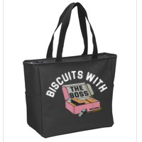 Biscuits With The Boss Zip Tote Bag