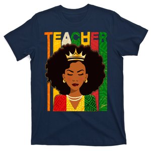 Black Woman Teacher African Black American History T-Shirt