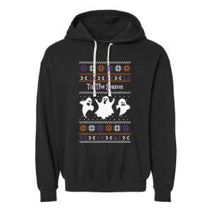 Bootiful Wishes Tis the Season Garment-Dyed Fleece Hoodie