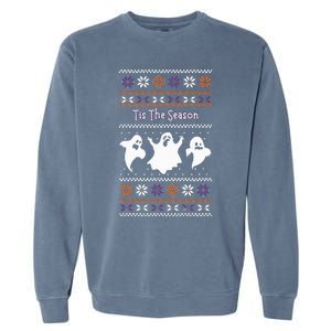 Bootiful Wishes Tis the Season Garment-Dyed Sweatshirt