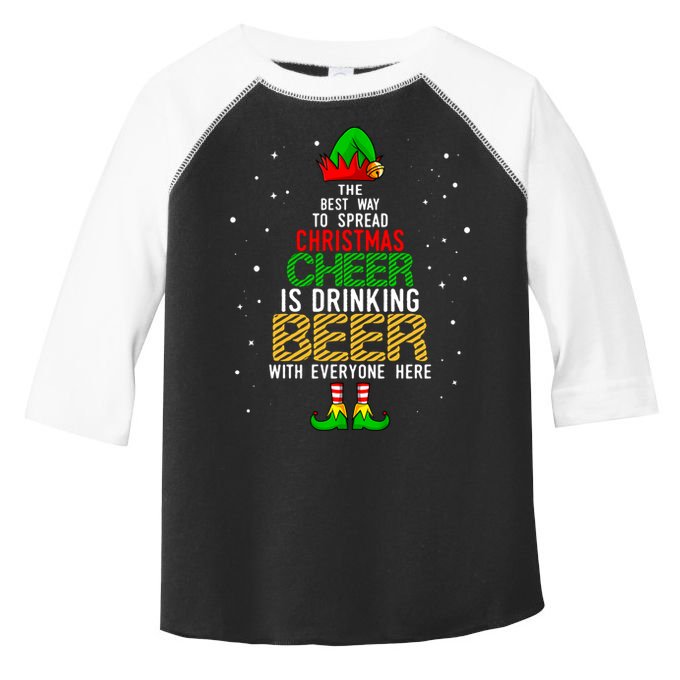 Best Way To Spread Christmas Cheer Ing Beer Funny Xmas Gift Toddler Fine Jersey T-Shirt