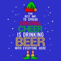 Best Way To Spread Christmas Cheer Ing Beer Funny Xmas Gift Womens T-Shirt