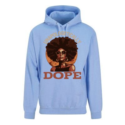 Black Wo Unapologetically Dope Juneteenth Black History Unisex Surf Hoodie