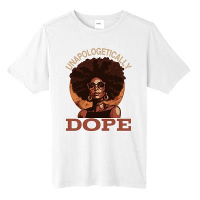 Black Wo Unapologetically Dope Juneteenth Black History Tall Fusion ChromaSoft Performance T-Shirt