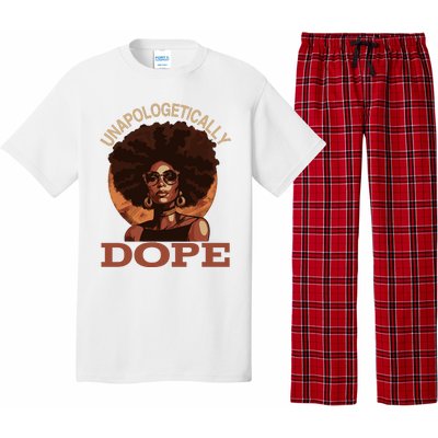 Black Wo Unapologetically Dope Juneteenth Black History Pajama Set