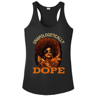 Black Women Unapologetically Dope Juneteenth Black History Ladies PosiCharge Competitor Racerback Tank