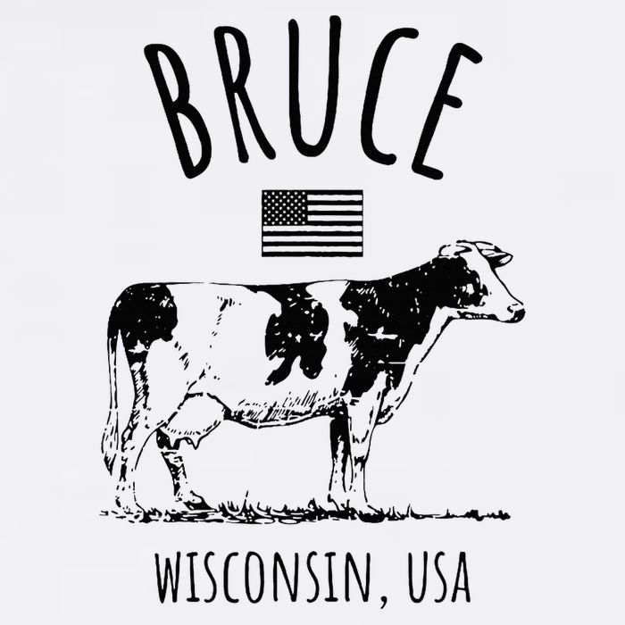Bruce Wisconsin Usa Retro Cow Vintage Mug