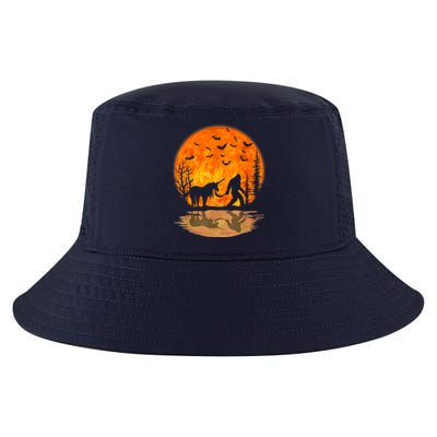 Bigfoot Walking Unicorn Funny Sasquatch Unicorn Halloween Cool Comfort Performance Bucket Hat