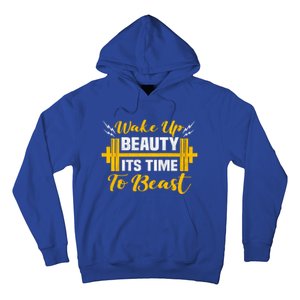 Backprint Wake Up Beauty Its Time To Beast Gift Hoodie