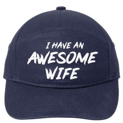 Best Wife Valentine's Day 7-Panel Snapback Hat