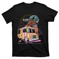 Big Worms Vintage Ice Cream Funny Design T-Shirt