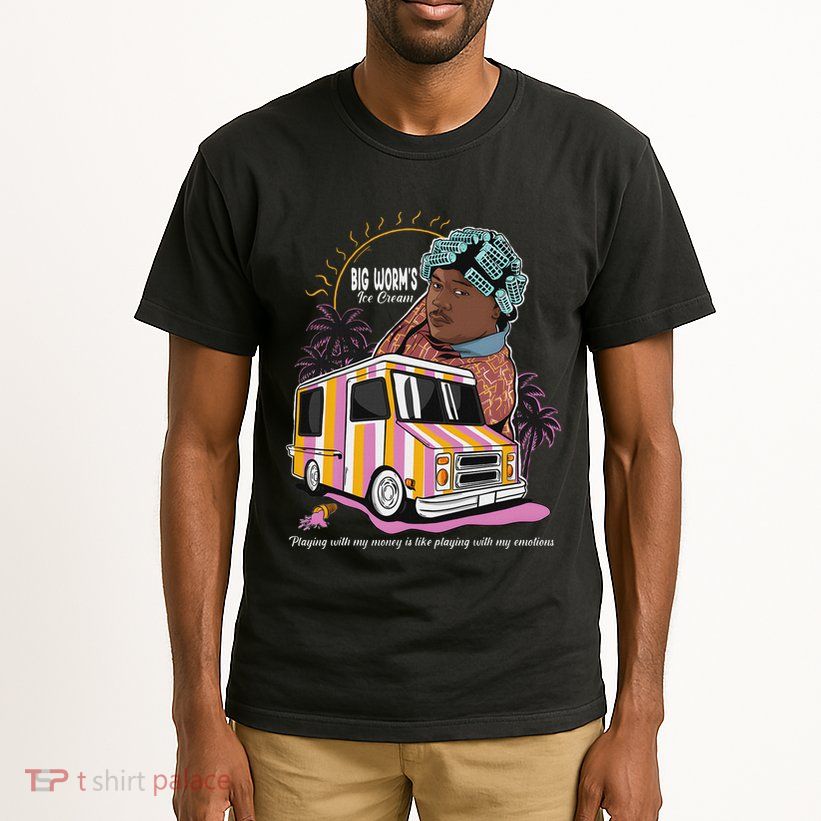 Big Worms Vintage Ice Cream Funny Design Tall T-Shirt
