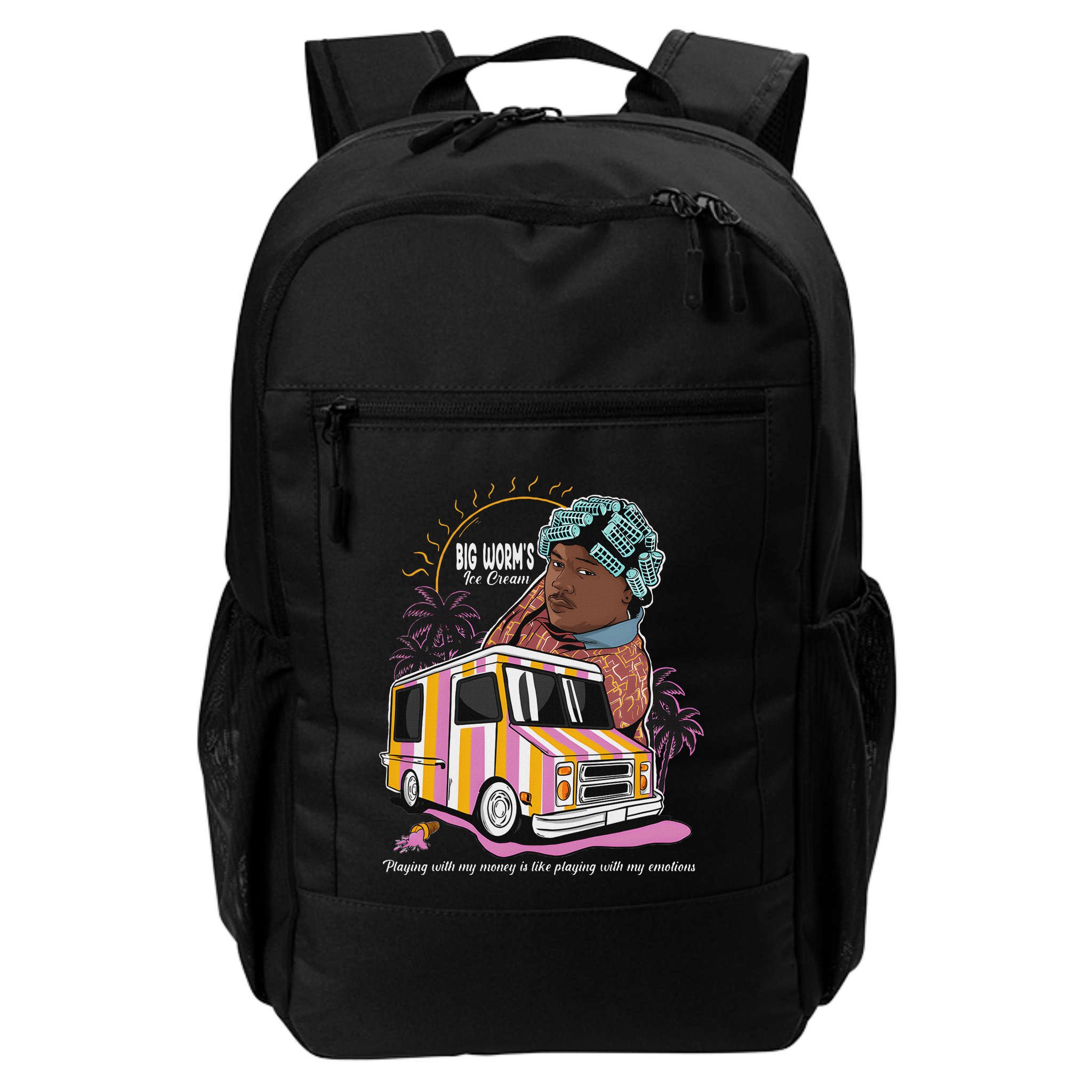 Big Worms Vintage Ice Cream Funny Design Backpack