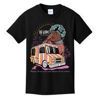 Big Worms Vintage Ice Cream Funny Design Kids T-Shirt