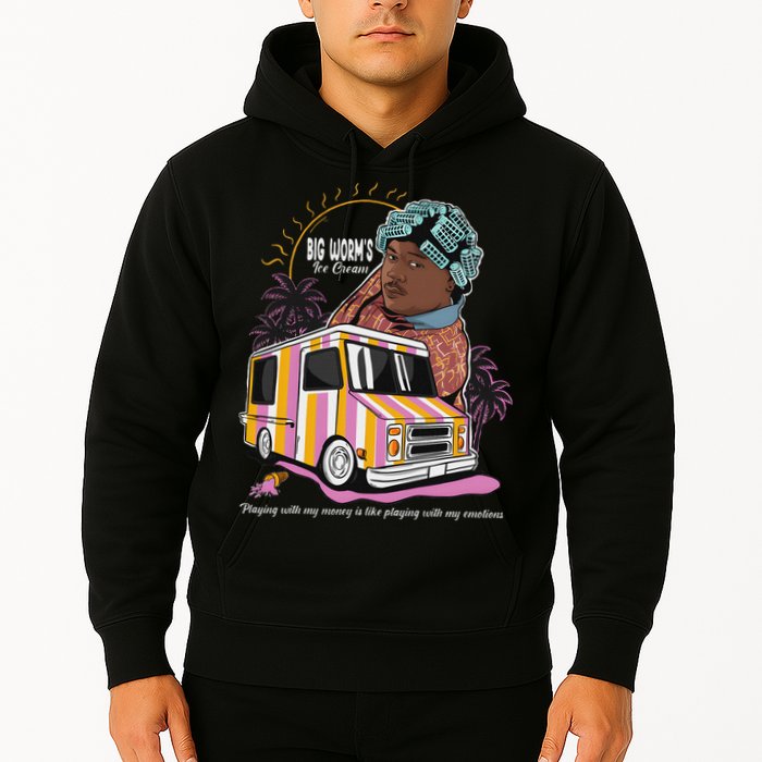 Big Worms Vintage Funny Ice Cream What Chu Want Hoodie