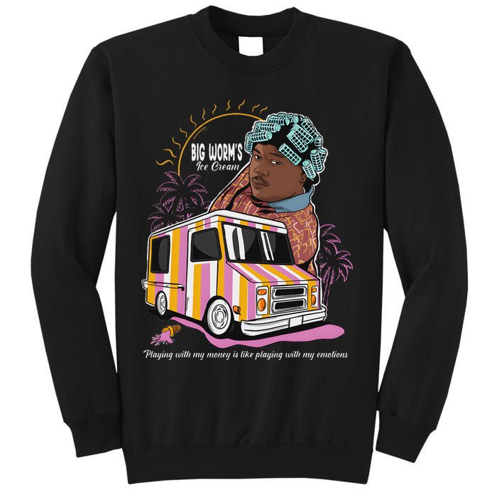 Big Worms Vintage Funny Ice Cream What Chu Want Sweatshirt