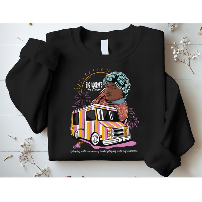 Big Worms Vintage Funny Ice Cream What Chu Want Sweatshirt