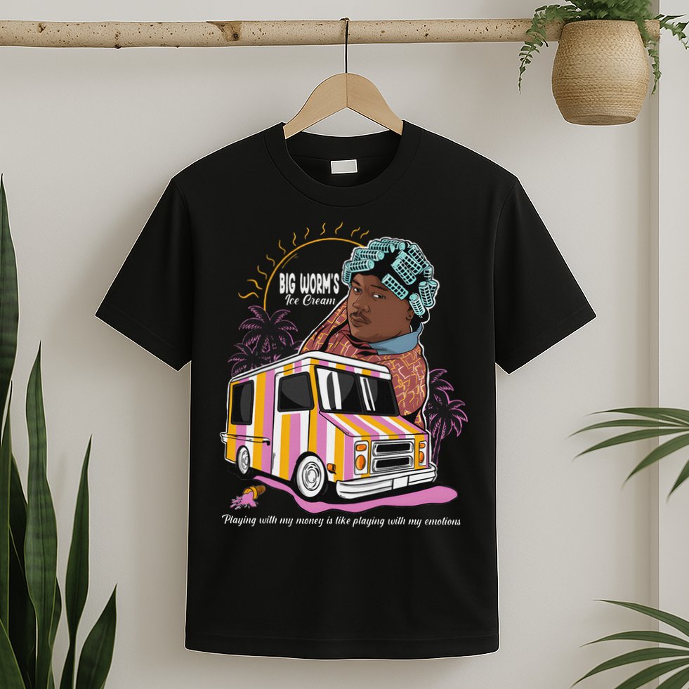 Big Worms Vintage Funny Ice Cream What Chu Want T-Shirt