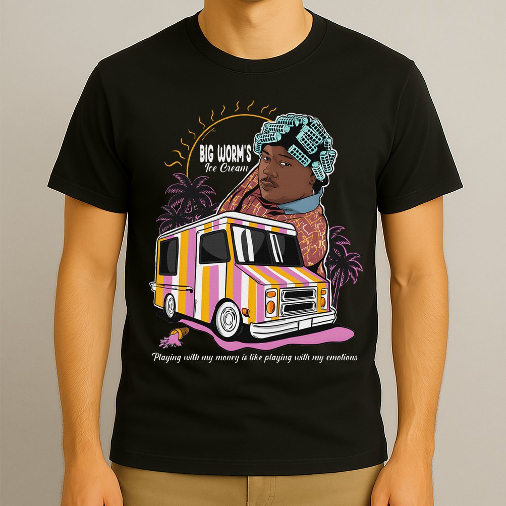 Big Worms Vintage Funny Ice Cream What Chu Want T-Shirt