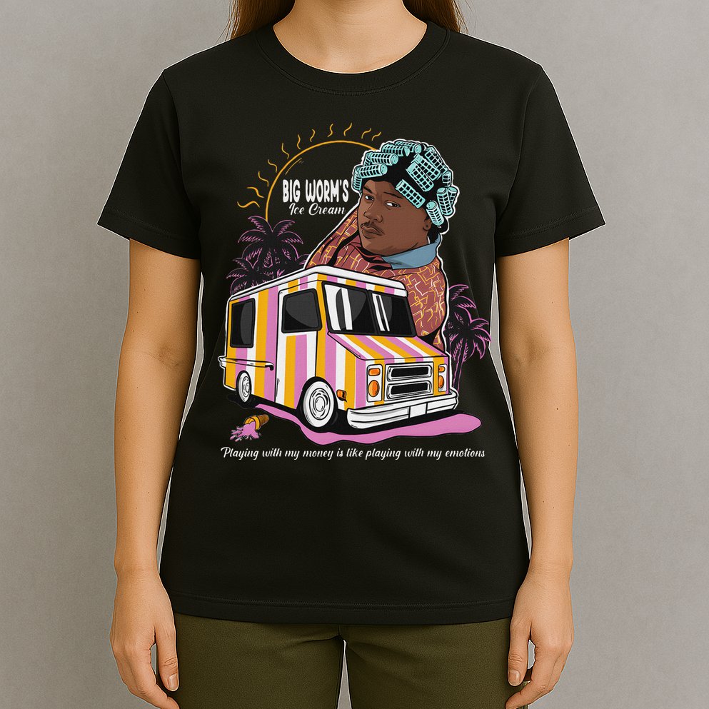 Big Worms Vintage Funny Ice Cream What Chu Want T-Shirt