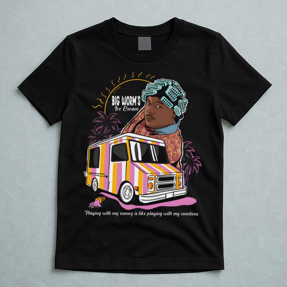 Big Worms Vintage Funny Ice Cream What Chu Want T-Shirt