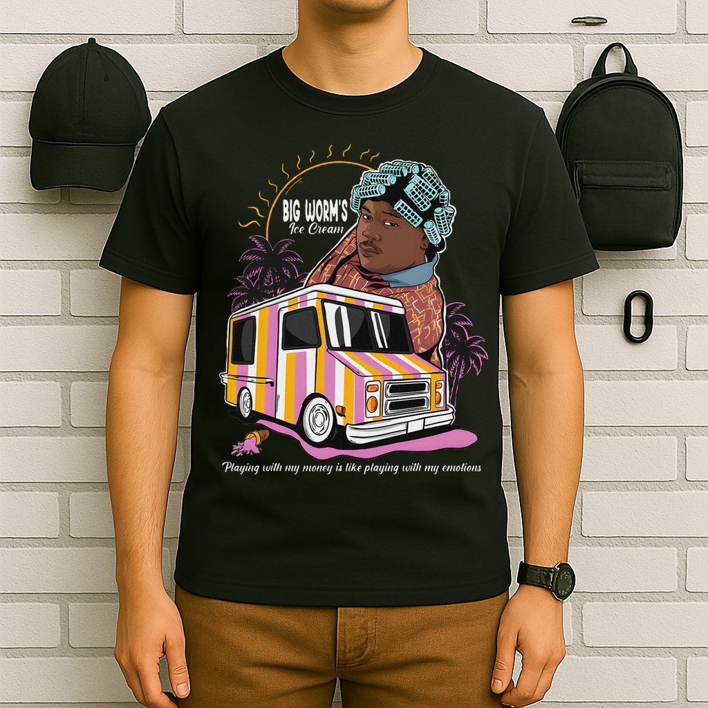 Big Worms Vintage Funny Ice Cream What Chu Want T-Shirt
