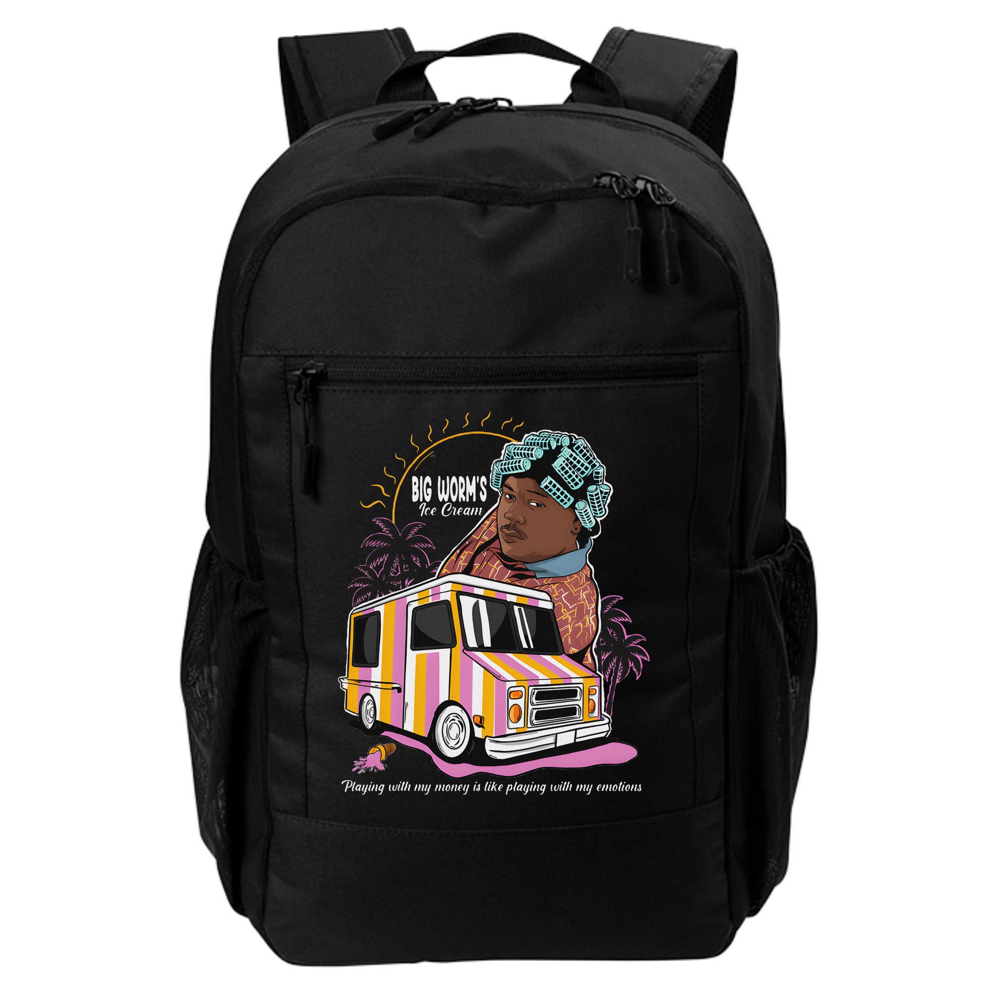 Big Worms Vintage Funny Ice Cream What Chu Want Backpack
