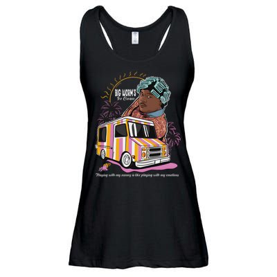 Big Worms Vintage Funny Ice Cream What Chu Want Ladies Essential Flowy Tank