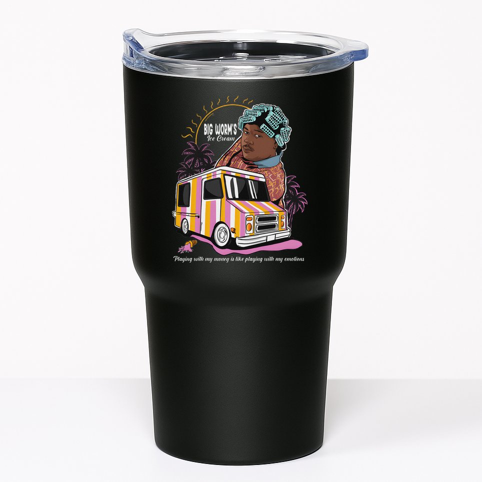 Big Worms Vintage Funny Ice Cream What Chu Want Tumbler