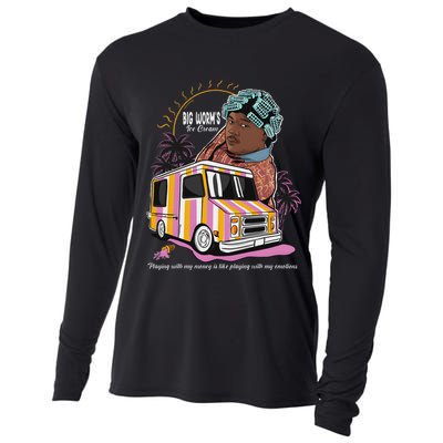Big Worms Vintage Funny Ice Cream What Chu Want Cooling Performance Long Sleeve Crew