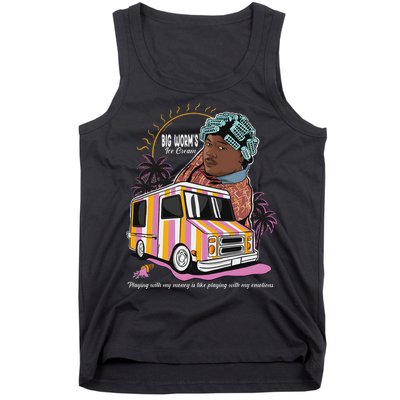 Big Worms Vintage Funny Ice Cream What Chu Want Tank Top