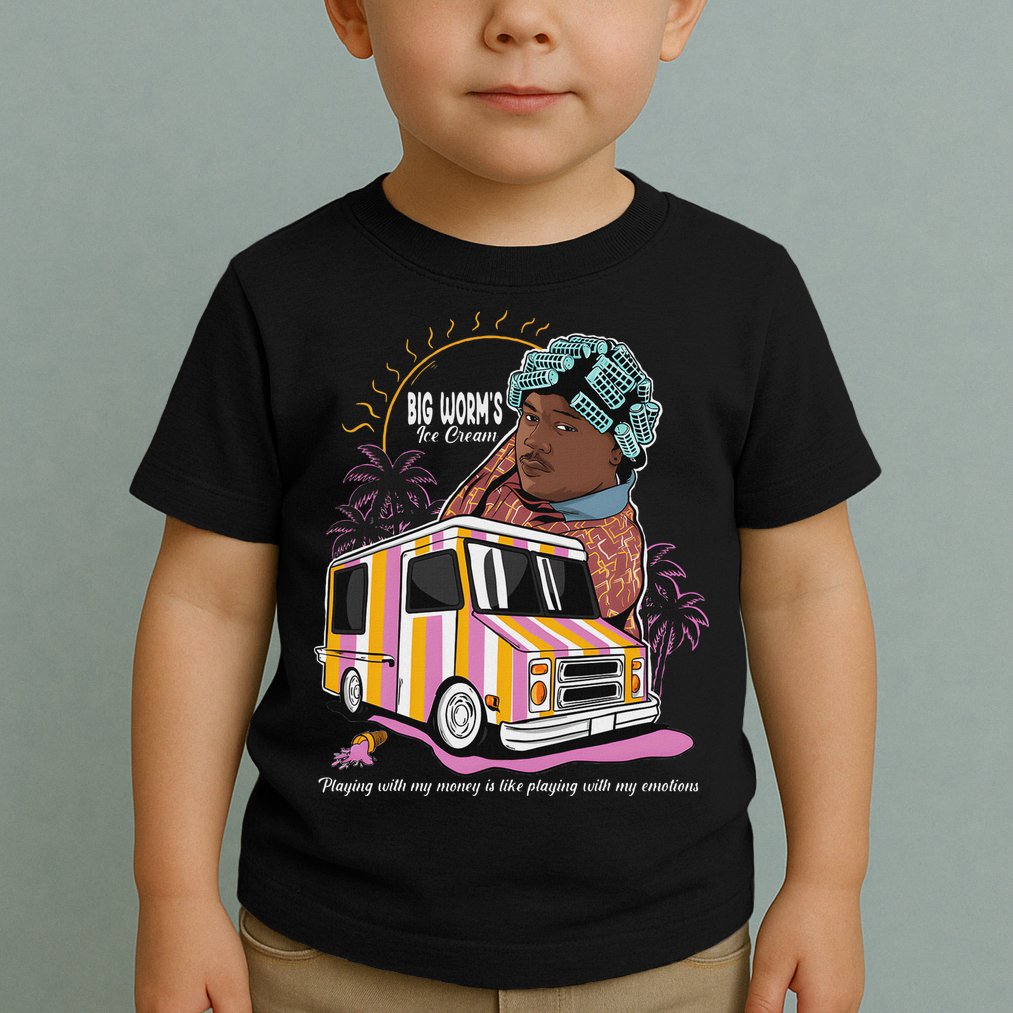 Big Worms Vintage Funny Ice Cream What Chu Want Toddler T-Shirt