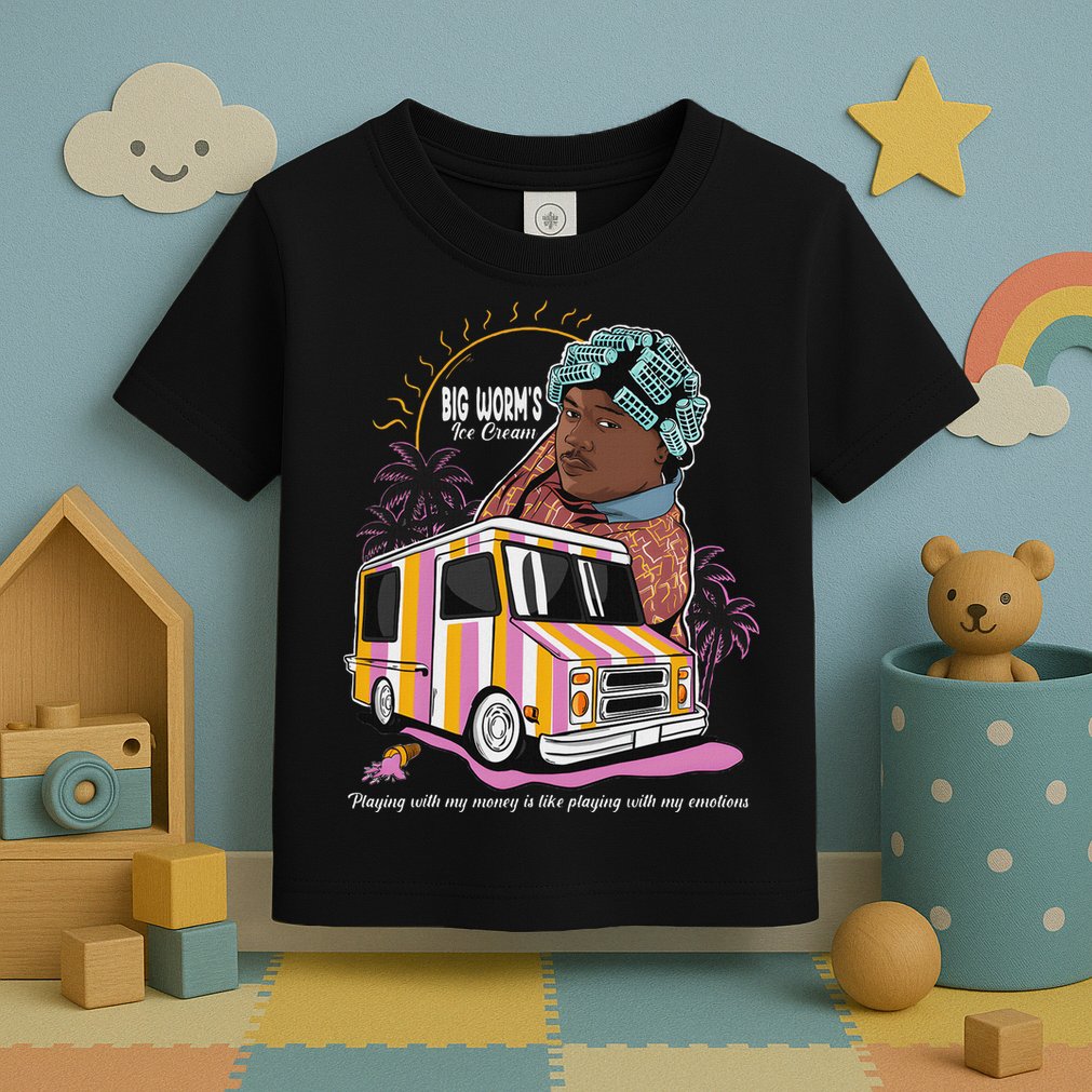 Big Worms Vintage Funny Ice Cream What Chu Want Toddler T-Shirt