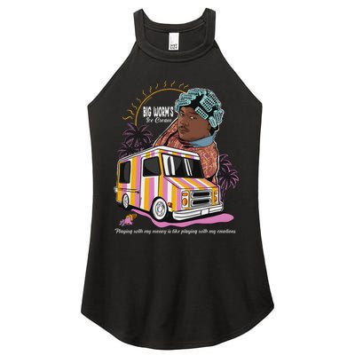 Big Worms Vintage Funny Ice Cream What Chu Want Women's Perfect Tri Rocker Tank