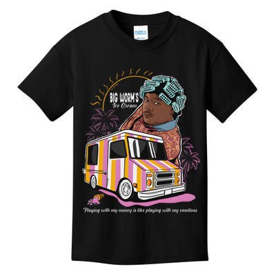 Big Worms Vintage Funny Ice Cream What Chu Want Kids T-Shirt