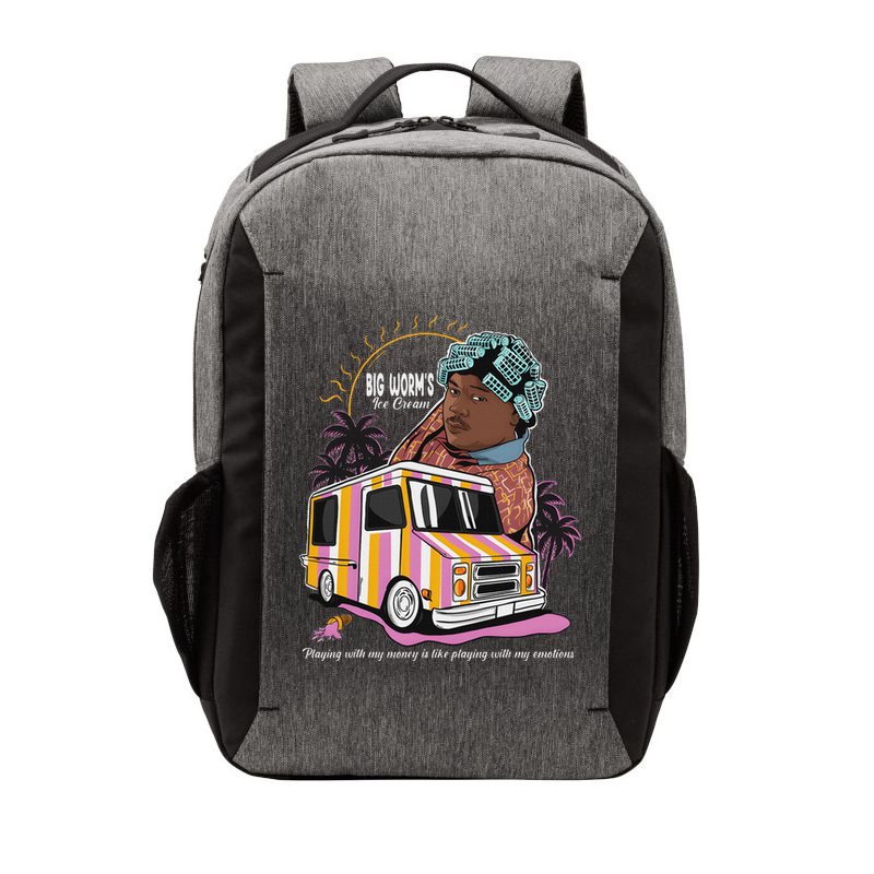 Big Worms Vintage Funny Ice Cream What Chu Want Vector Backpack