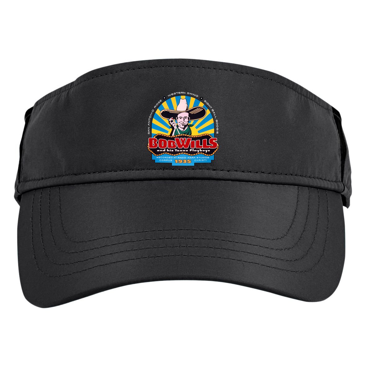 Bob Wills Western Boogie Swing Adult Drive Performance Visor