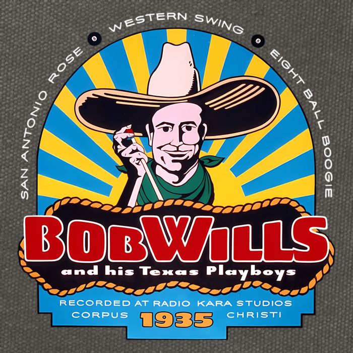 Bob Wills Western Boogie Swing Cotton Canvas Backpack