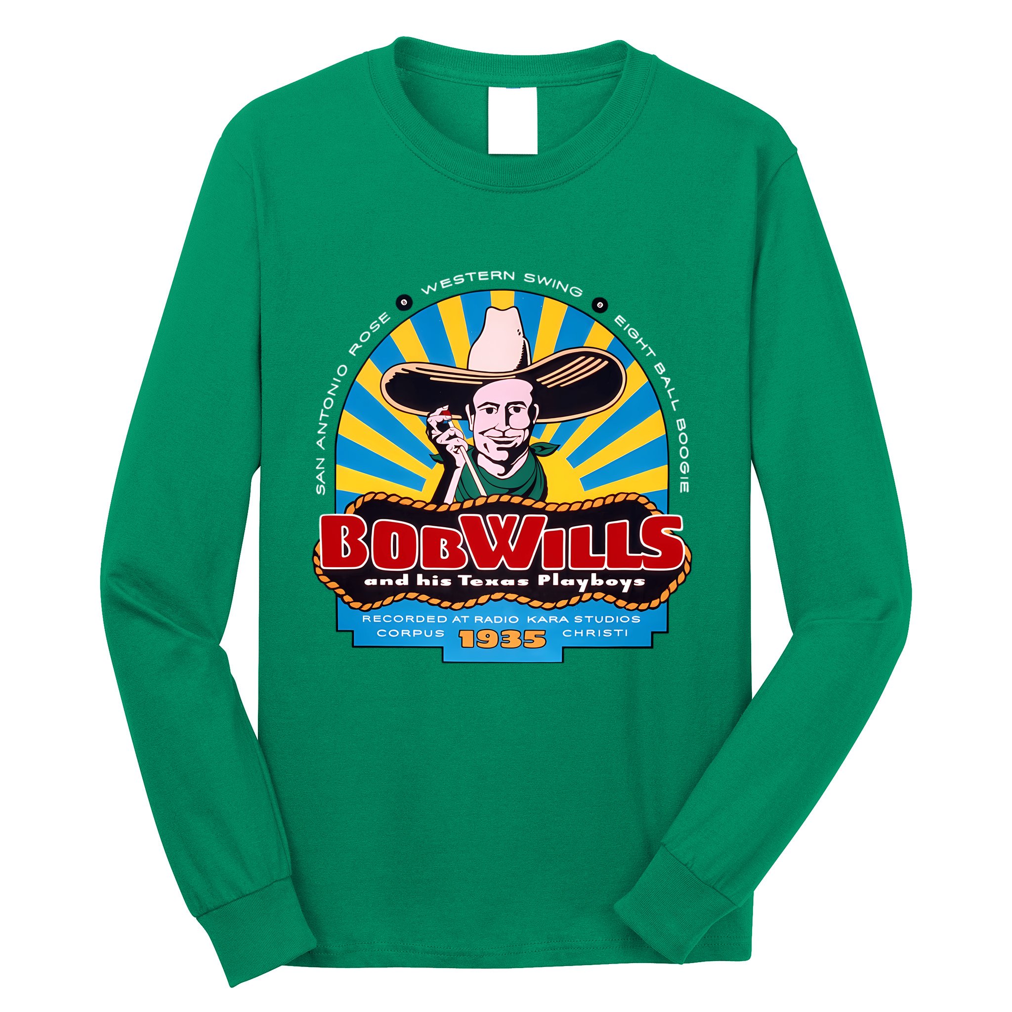 Bob Wills Western Boogie Swing Long Sleeve Shirt