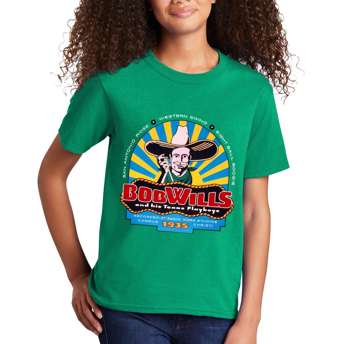 Bob Wills Western Boogie Swing Kids T-Shirt